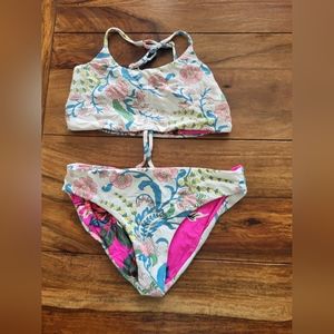 Maaji Girls Le Fleur Aconite Size 14 Bikini Set